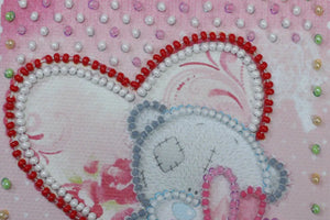 Postcards Bead Embroidery Kit Postcard bead embroidery kits With love – 3