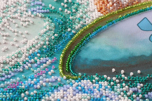 Bead Embroidery Kit Main Bead Embroidery Kit A sea of joy