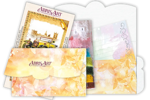 Postcards Bead Embroidery Kit Postcard-envelope for microbead embroidery London style
