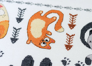 Cross Stitch Kit Cross-stitch kits Meow-meow