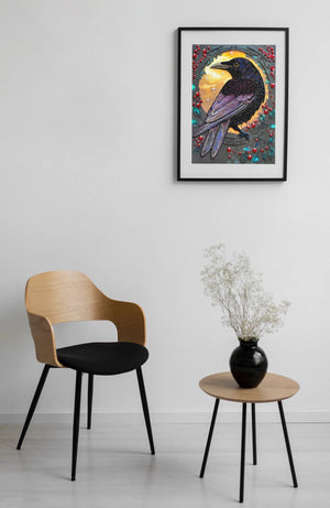 Bead Embroidery Kit Main Bead Embroidery Kit Black raven