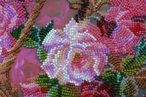 Bead Embroidery Kit Main Bead Embroidery Kit Pink tenderness