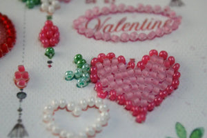 Pennant Bead Embroidery Kit Pennant-kit Bead Embroidery Garland