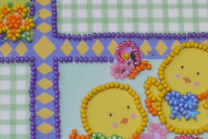 Bead Embroidery Kit Mini Bead embroidery kit Easter patterns