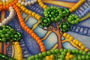 Magnets Bead Embroidery Kit Magnets Bead embroidery kit Life-giving sun