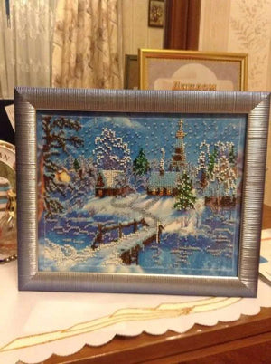 Bead Embroidery Kit Main Bead Embroidery Kit Country evenings