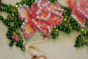 Postcards Bead Embroidery Kit Postcard Bead embroidery kit Happy Wedding – 1
