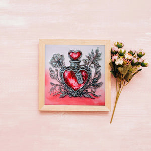 Bead Embroidery Kit Mini Bead embroidery kit Love potion
