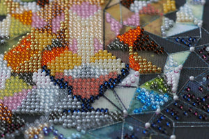 Bead Embroidery Kit Main Bead Embroidery Kit Constellation Tiger