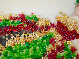 Bead Embroidery Kit Mid-sized bead embroidery kit Color dance