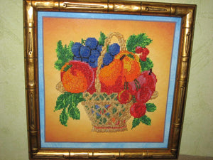 Bead Embroidery Kit Main Bead Embroidery Kit Fruit
