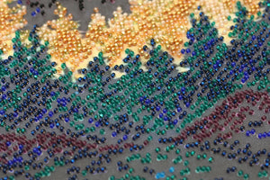 Bead Embroidery Kit Main Bead Embroidery Kit At a lake