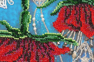 Bead Embroidery Kit Main Bead Embroidery Kit Night flowers