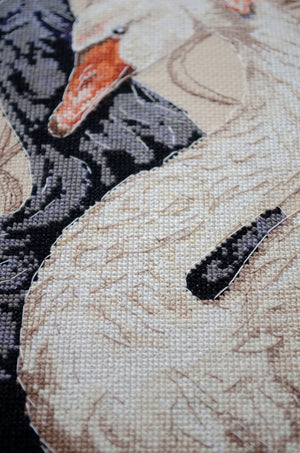 Cross Stitch Kit Cross-stitch kits Swans of love