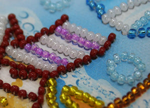 Magnets Bead Embroidery Kit Magnets Bead embroidery kit Under the umbrella
