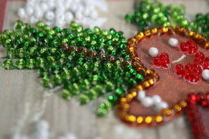 Bead Embroidery Kit Mini Bead embroidery kit Children's holiday