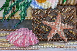 Bead Embroidery Kit Main Bead Embroidery Kit On the coast