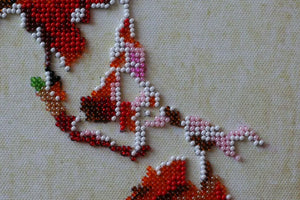 Bead Embroidery Kit Main Bead Embroidery Kit World map - 3