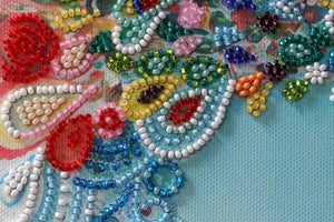 Bead Embroidery Kit Mini Bead embroidery kit Colored tail