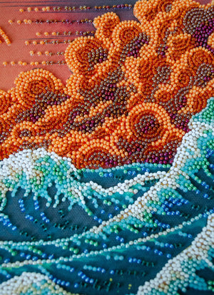 Bead Embroidery Kit Main Bead Embroidery Kit The Murmuring Sea…