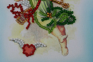 Postcards Bead Embroidery Kit Postcard Bead embroidery kit Happy Valentine's Day – 1