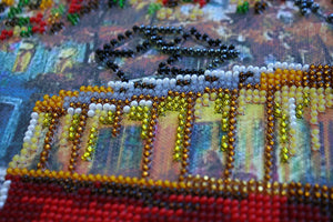 Bead Embroidery Kit Autumn Blues
