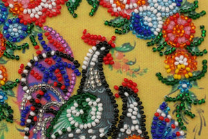 Bead Embroidery Kit Mini Bead embroidery kit Gorodets painting