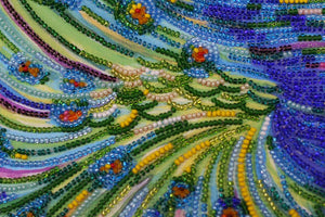 Bead Embroidery Kit Main Bead Embroidery Kit Emerald whirlpool