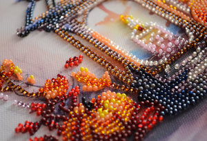 Bead Embroidery Kit Mid-sized bead embroidery kit Autumn light