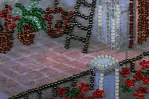 Bead Embroidery Kit Mini Bead embroidery kit The pink Moon