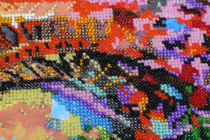 Bead Embroidery Kit Main Bead Embroidery Kit In the colors of autumn
