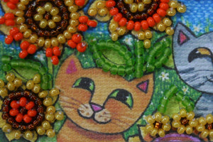 Magnets Bead Embroidery Kit Magnets Bead embroidery kit A holiday romance