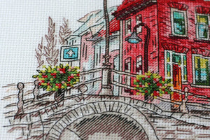 Cross Stitch Kit Cross-stitch kits Colored town-3