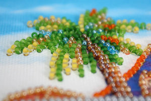 Bead Embroidery Kit Mini Bead embroidery kit Surfing