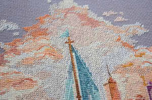 Cross Stitch Kit Cross-stitch kits On the waves of adventure