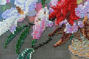 Bead Embroidery Kit Main Bead Embroidery Kit Purple twilight