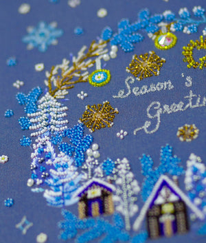 Bead Embroidery Kit Main Bead Embroidery Kit Christmas motif