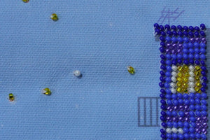 Bead Embroidery Kit Mini Bead embroidery kit The night city