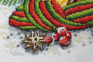 Cross Stitch Kit Cross-stitch kits Winter tea