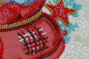 Bead Embroidery Kit Mid-sized bead embroidery kit Here I am!