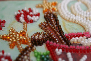 Bead Embroidery Kit Mini Bead embroidery kit Aroma of the holiday