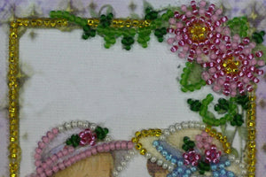 Postcards Bead Embroidery Kit Postcard Bead embroidery kit Dear playmate