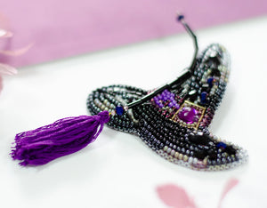 Brooch Embroidery Kit Decoration Witchcraft business (Decoration)