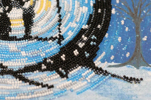 Bead Embroidery Kit Main Bead Embroidery Kit Night rendezvous