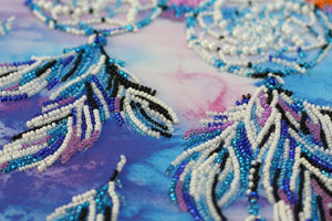 Bead Embroidery Kit Main Bead Embroidery Kit Dreamcatcher amulet
