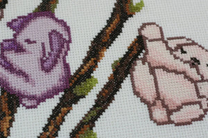 Cross Stitch Kit Cross-stitch kits March rabbits