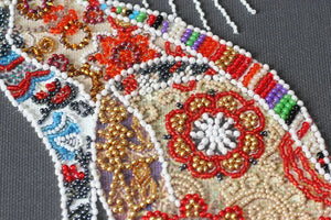 Bead Embroidery Kit Main Bead Embroidery Kit Cat and moth