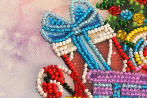 Bead Embroidery Kit Mid-sized bead embroidery kit Gift Machine