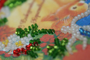 Postcards Bead Embroidery Kit Postcard Bead embroidery kit Merry Christmas – 1