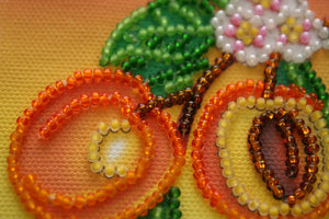 Magnets Bead Embroidery Kit Magnets Bead embroidery kit Apricots